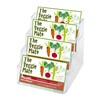 4 Tier 4 Pockets Name Card Holder (Landscape) Clear